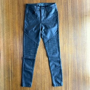 ⚡️ 5/$10 ONLY Black Moto Super Skinny Jeans Size Small